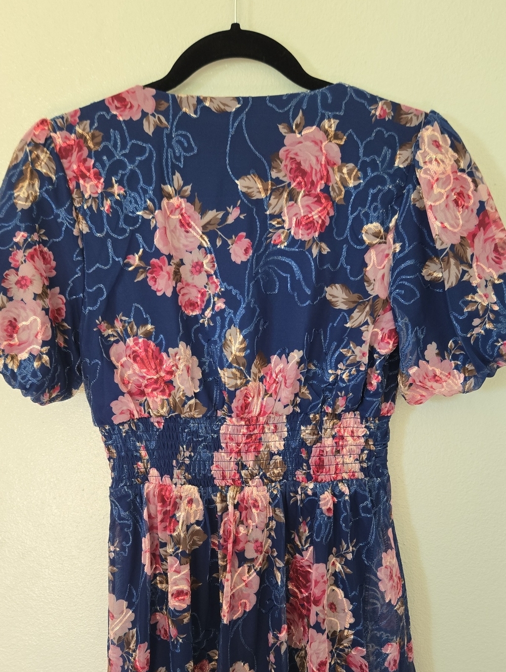 Baltic Born | Ardley Navy Floral Midi Dress Size Small - Picture 5 of 9